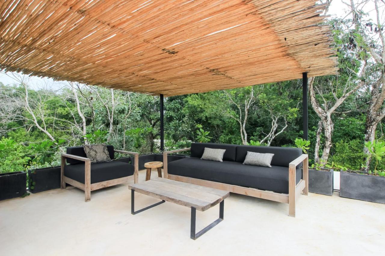 Elegant Boho Style Villa Jungle Views In Rooftop Deck & Outstanding Raw Pool In Holistika Тулум Екстер'єр фото